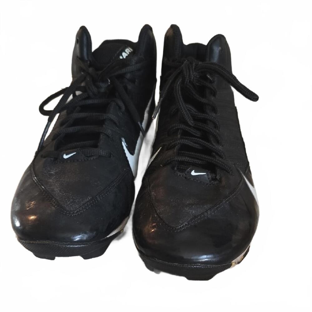 Nike Black and White Alpha Shark Men's Athletic Shoes Foot Ball cleats Size 9